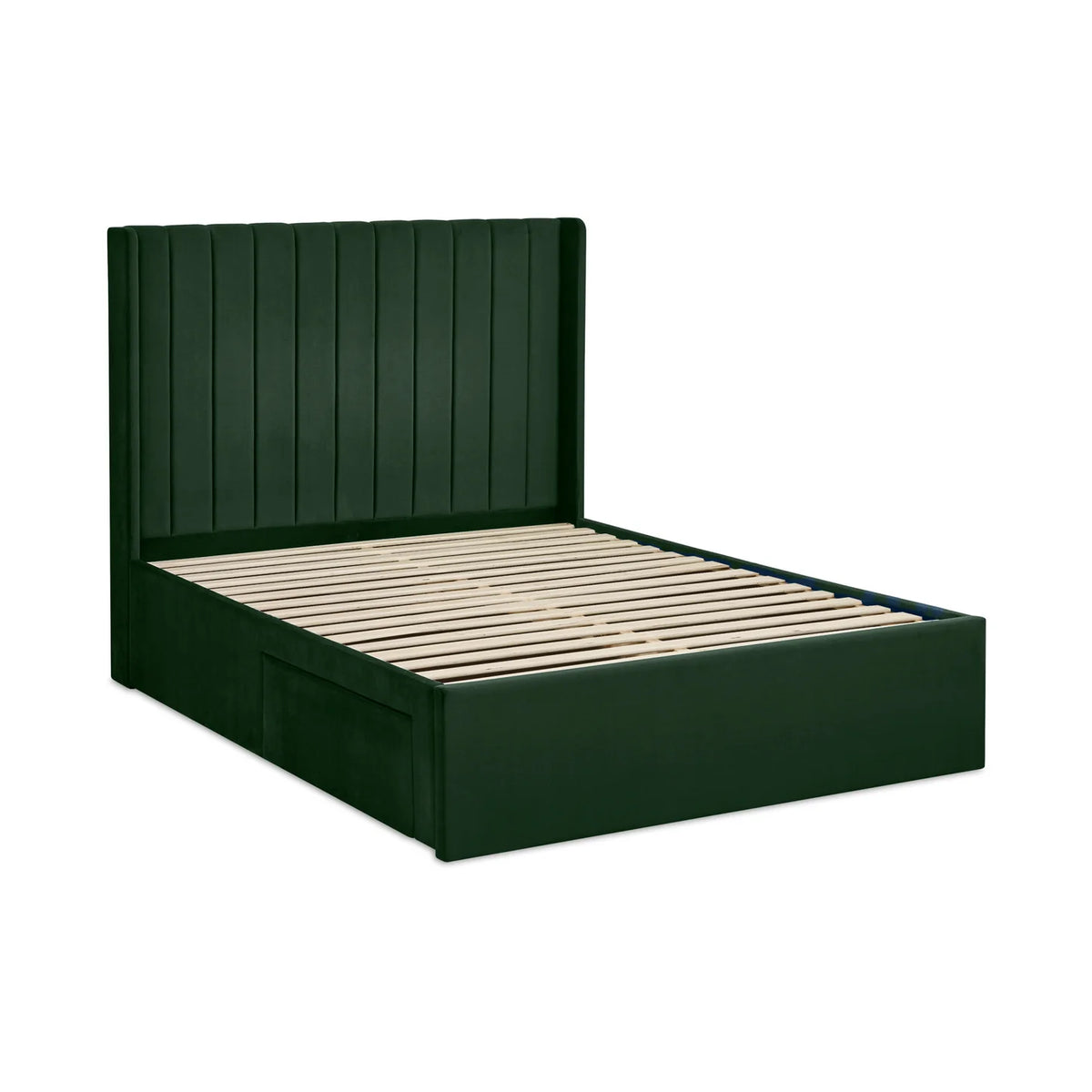 Leila Dual Storage Door Beds - Bottle Green