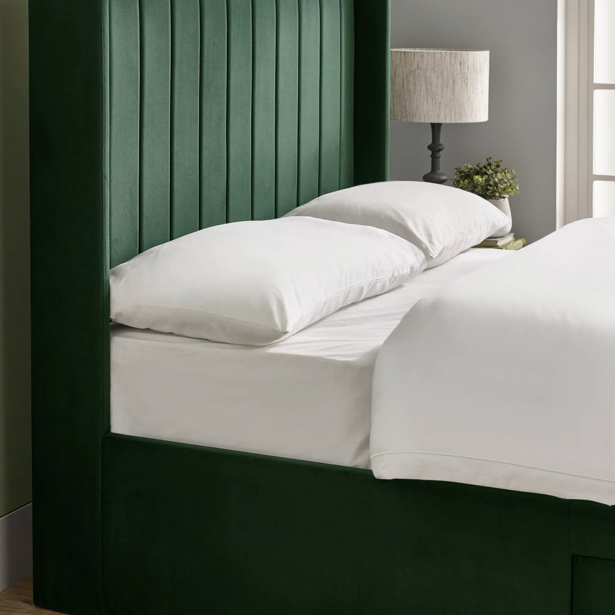 Leila Dual Storage Door Beds - Bottle Green