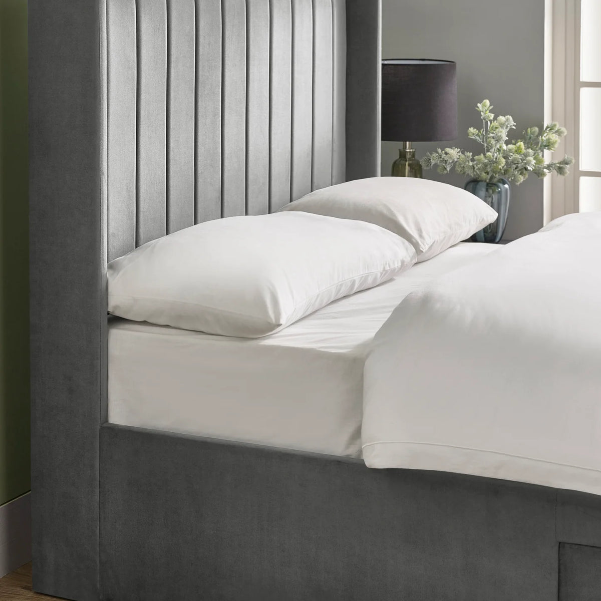 Leila Dual Storage Door Beds - Grey