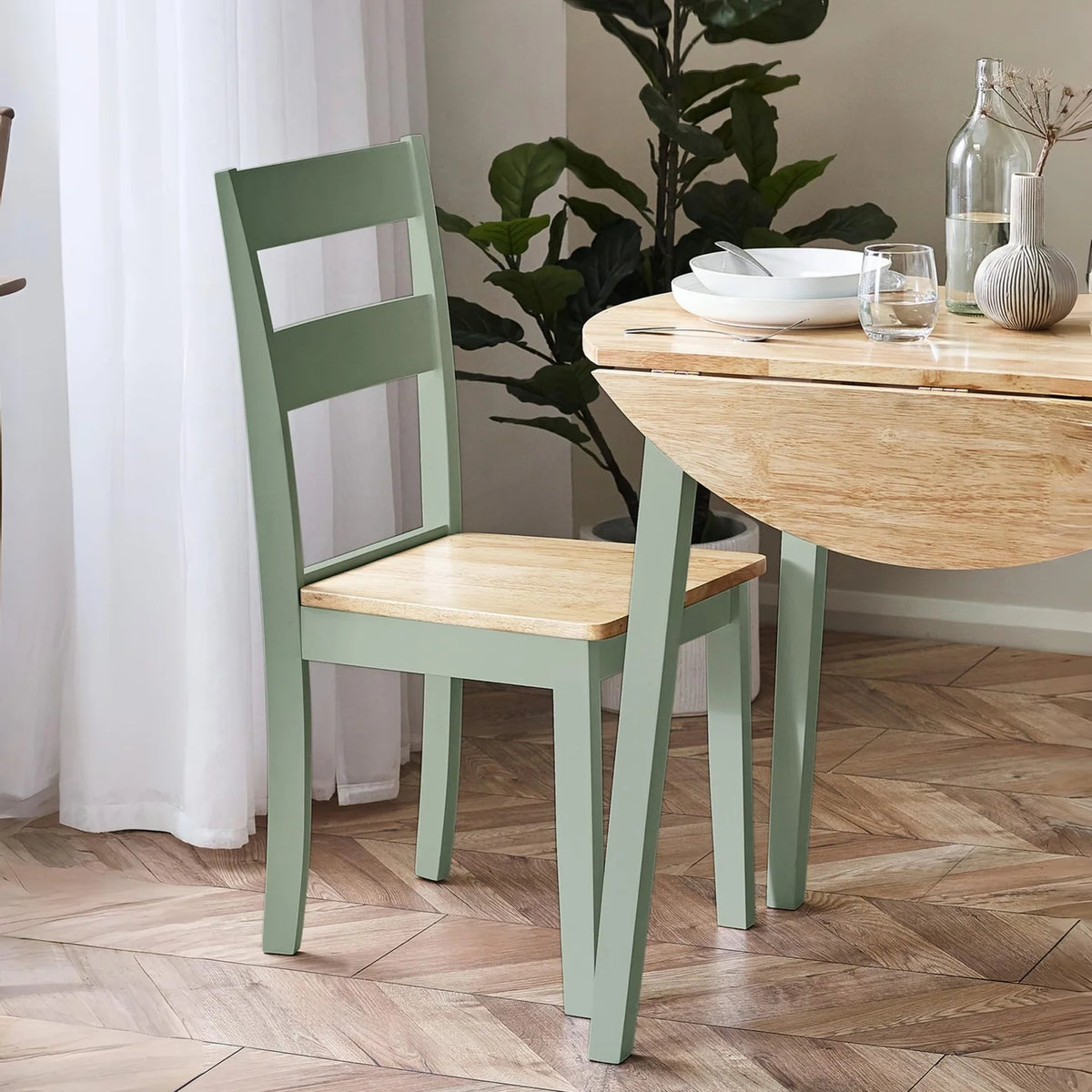 Linwood Dining Collection - Sage Green/Natural