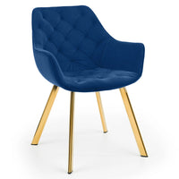 Lorenzo Dining Chair (pair) - Blue
