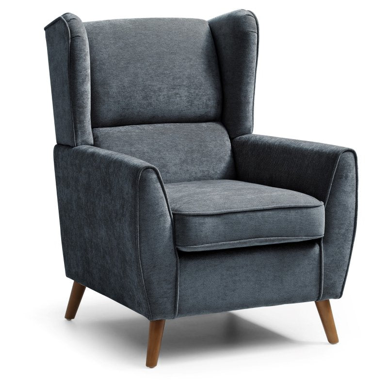 Luca Chair - Denim Chenille
