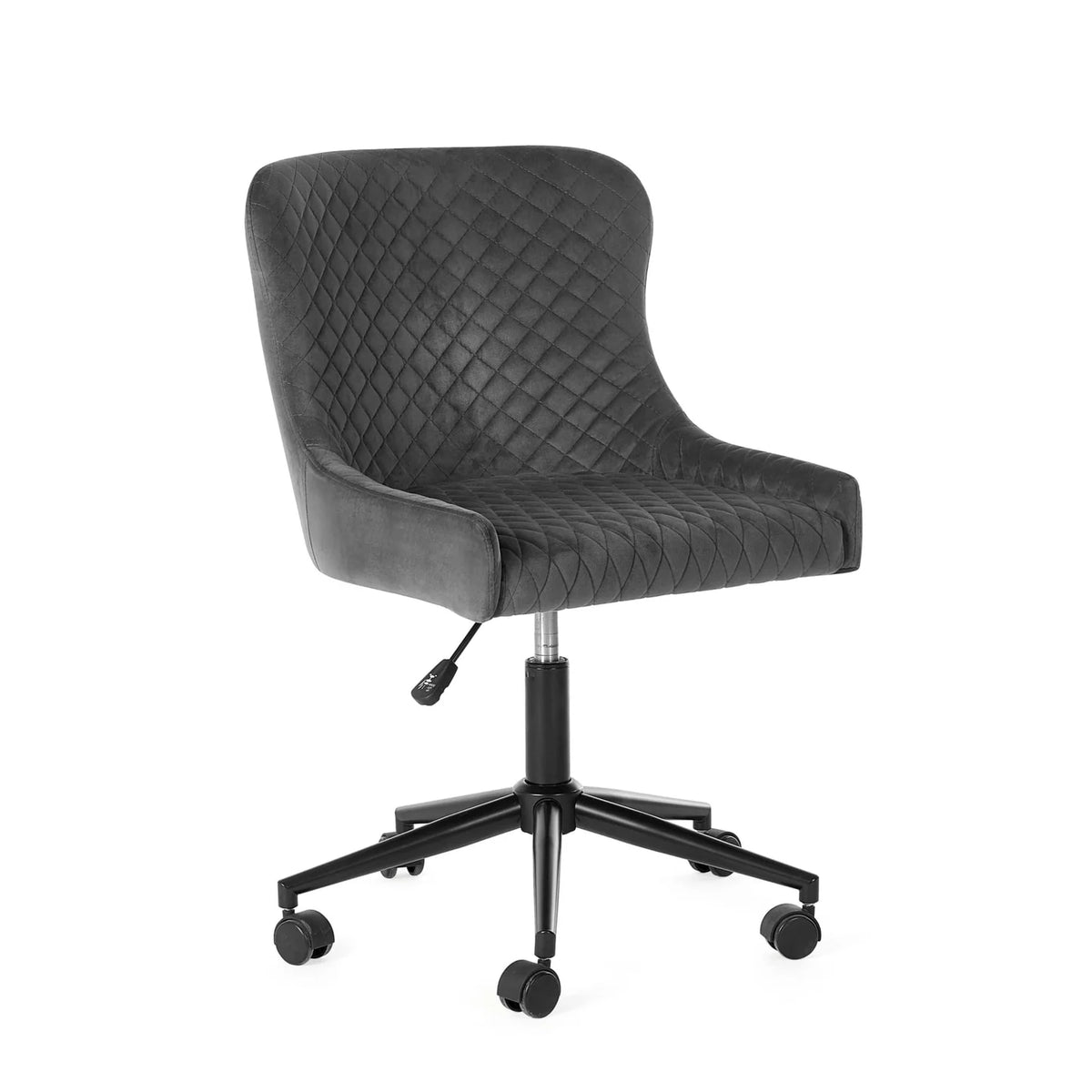Luxe Office Chair - Grey Velvet