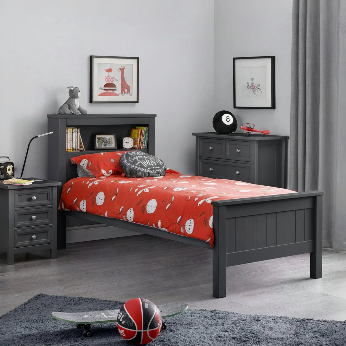 Maine Bedroom Collection - Anthracite