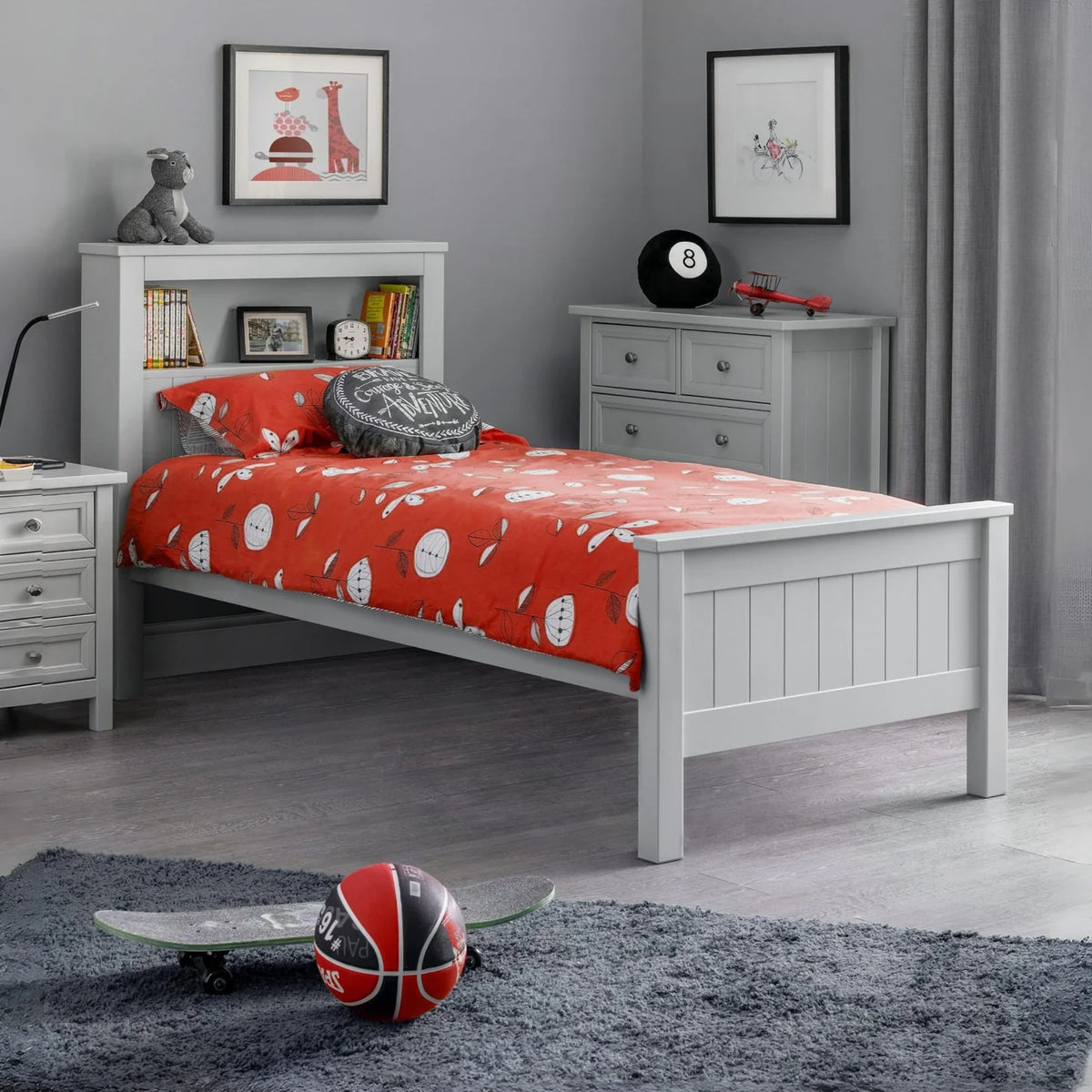 Maine Bedroom Collection - Dove Grey