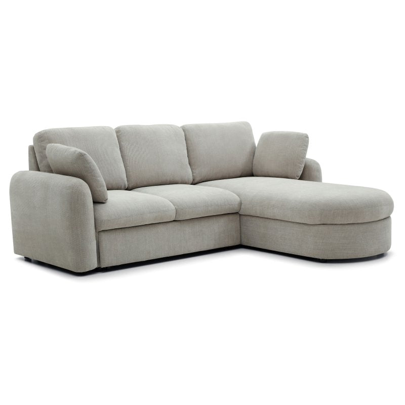 Mallory Corner Sofa Bed - Taupe