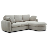 Mallory Corner Sofa Bed - Taupe
