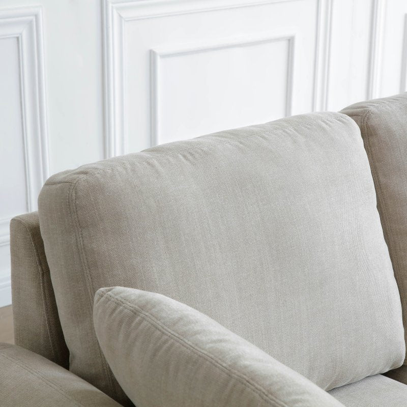 Mallory Corner Sofa Bed - Taupe