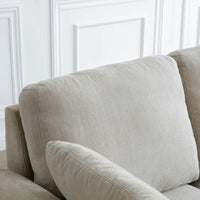 Mallory Corner Sofa Bed - Taupe