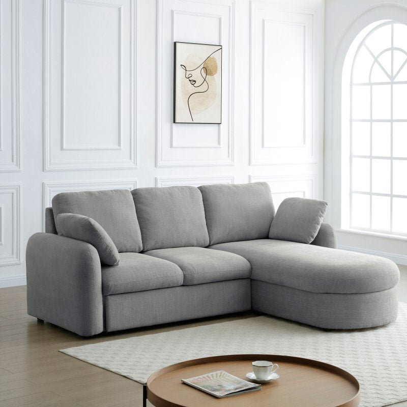 Mallory Corner Sofa Bed - Grey