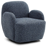 Micky Swivel Chair - Navy