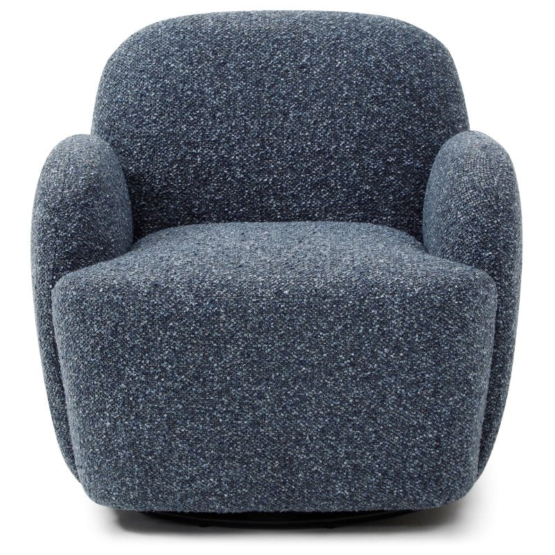 Micky Swivel Chair - Navy