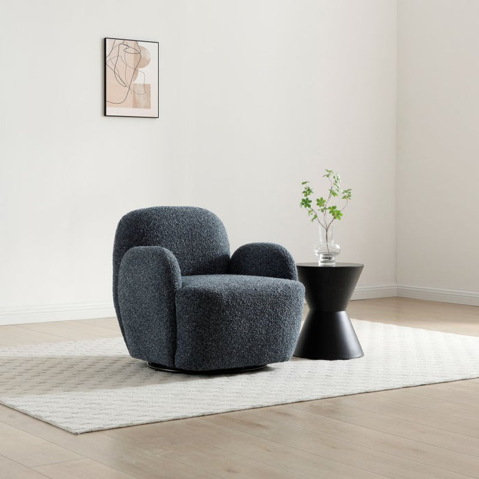 Micky Swivel Chair - Navy