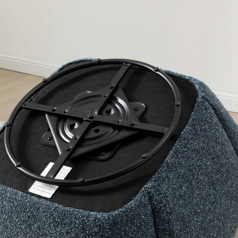 Micky Swivel Chair - Navy