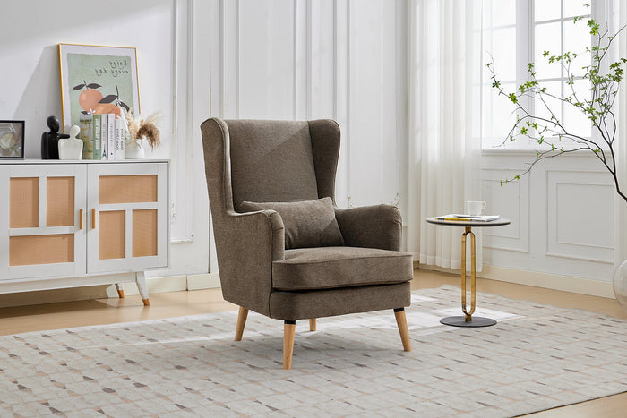 Mila Fireside Chair - Bark
