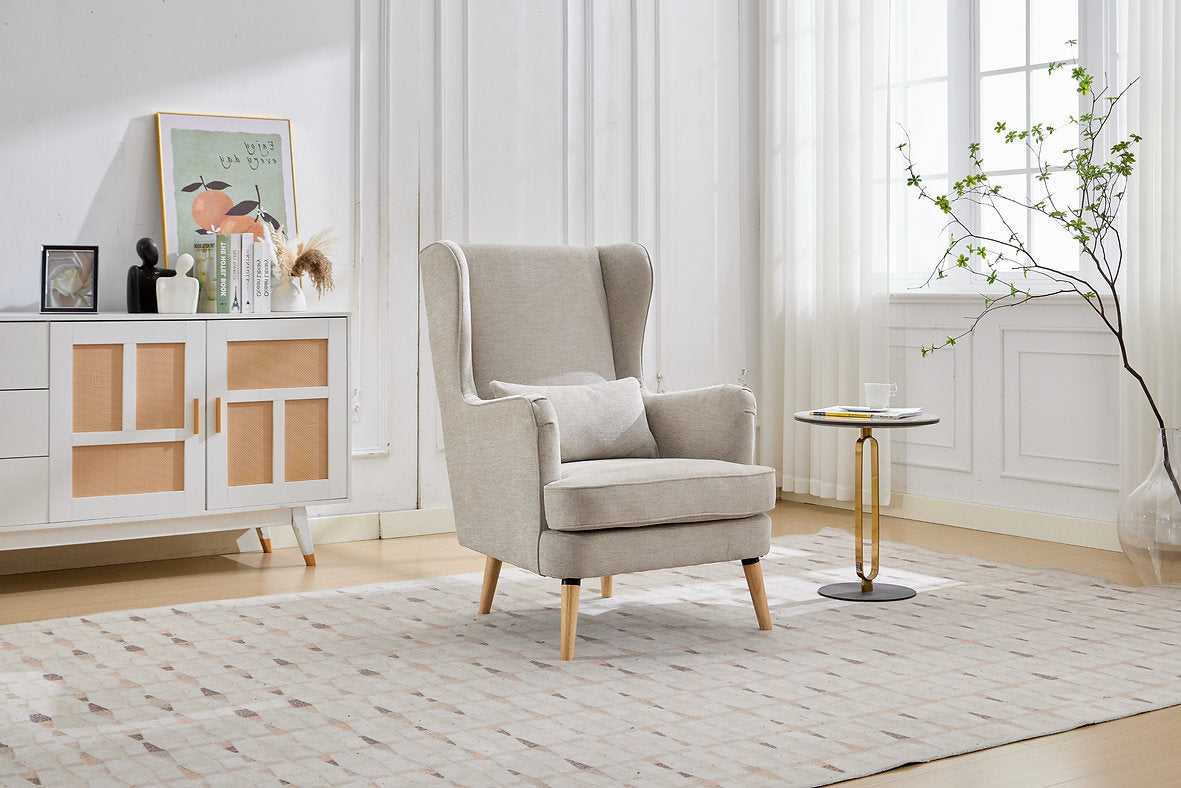 Mila Fireside Chair - Sandstone