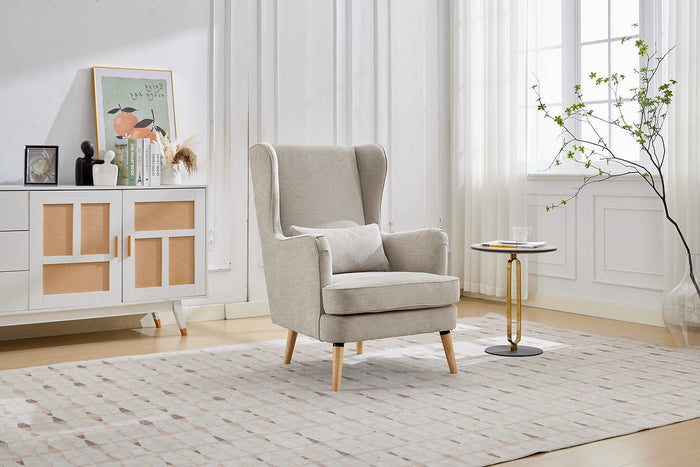 Mila Fireside Chair - Sandstone