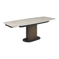 Modena Living and Dining - Ivory/Travertine/Walnut