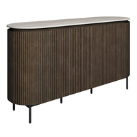 Modena Living and Dining - Ivory/Travertine/Walnut