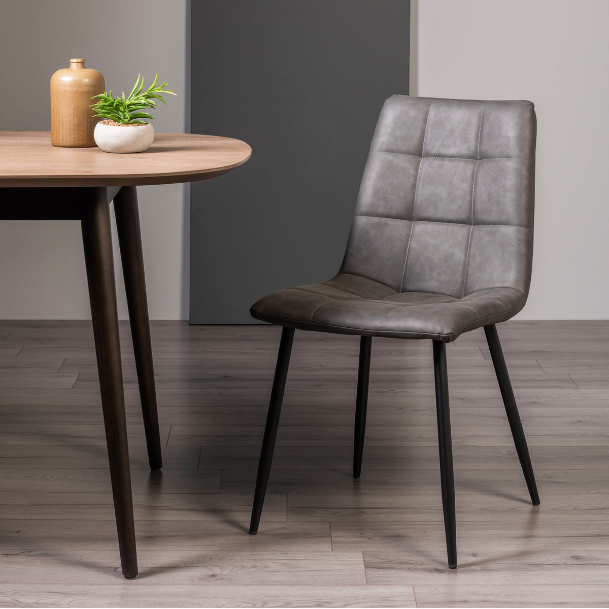 Mondrian Upholstered Dining Chairs - Various Colours