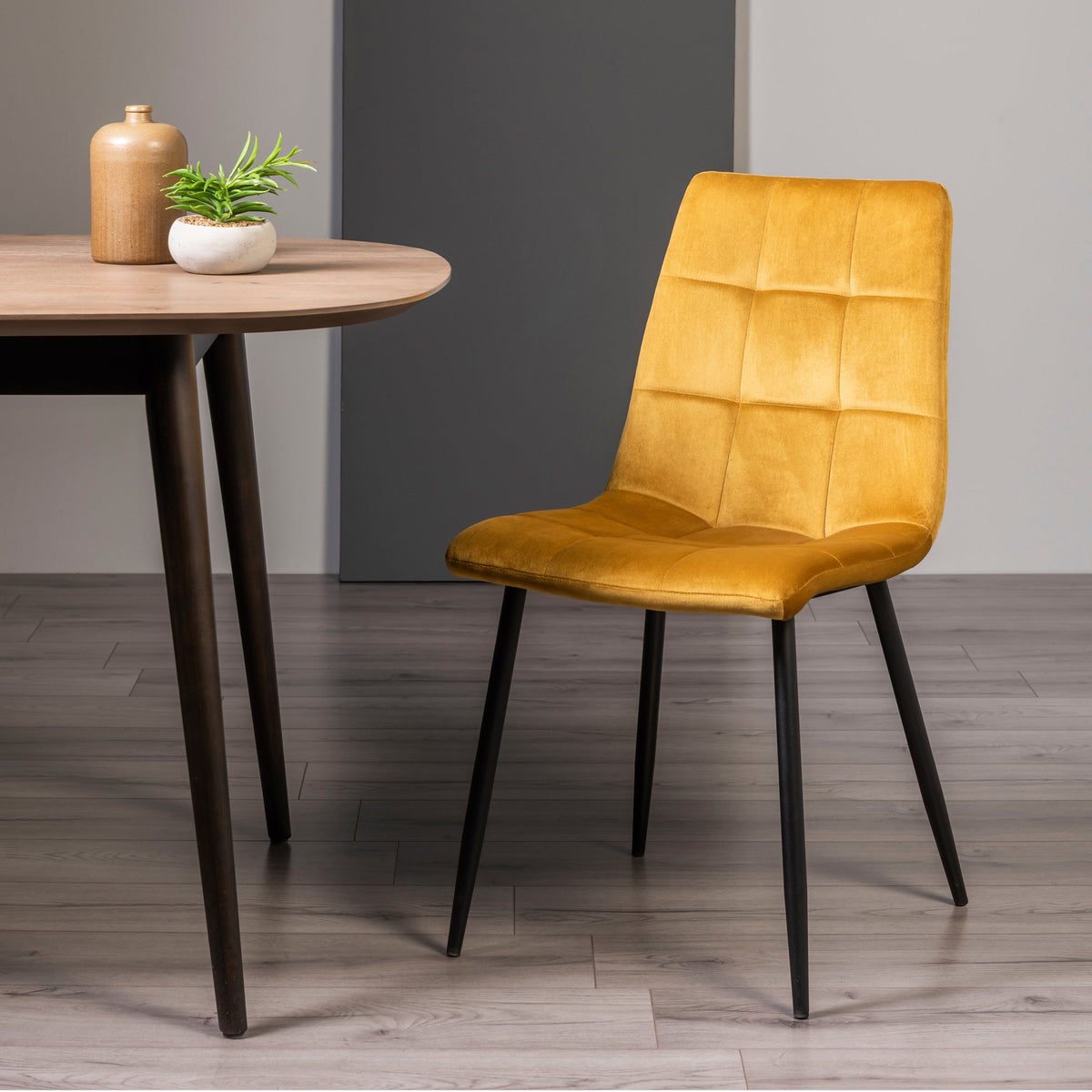 Mondrian Upholstered Dining Chairs - Various Colours