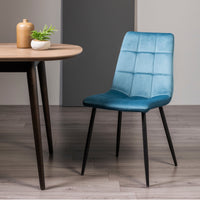 Mondrian Upholstered Dining Chairs - Various Colours