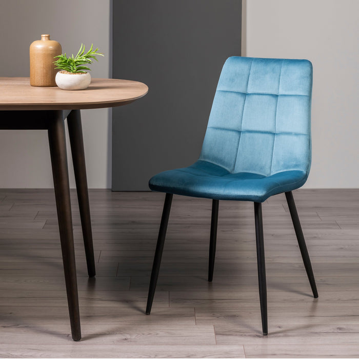 Mondrian Upholstered Dining Chairs - Various Colours