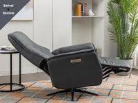 Nero Swivel Electric Chair - Anthracite