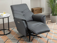 Nero Swivel Electric Chair - Anthracite
