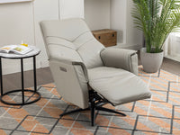 Nero Swivel Electric Chair - Moon