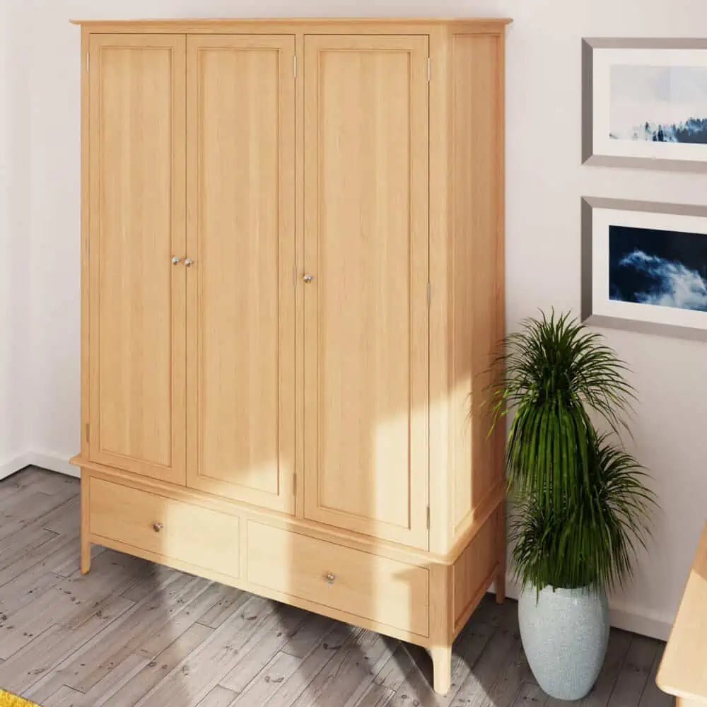NT Bedroom Collection - Large 3 Door Wardrobe