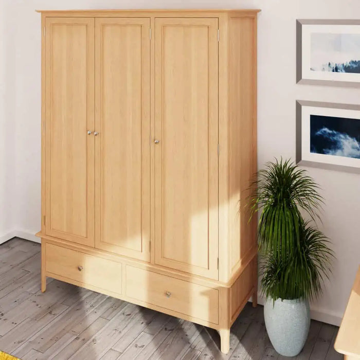 NT Bedroom Collection - Large 3 Door Wardrobe
