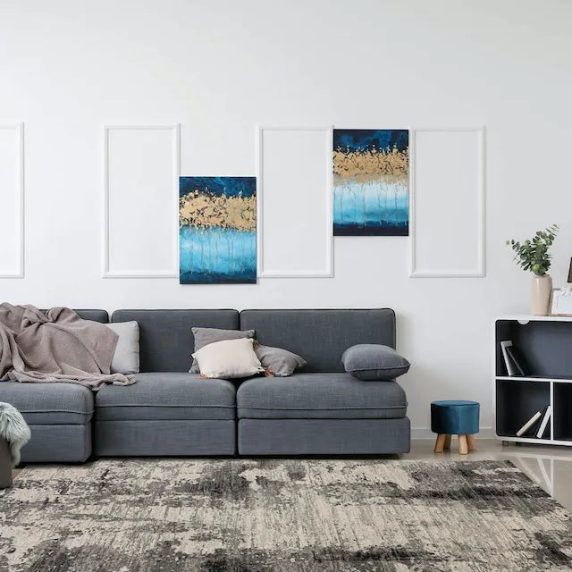 Nova Rug - Mirage Charcoal NV37