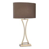 Oporto Table Lamp - Antique Brass/Brown