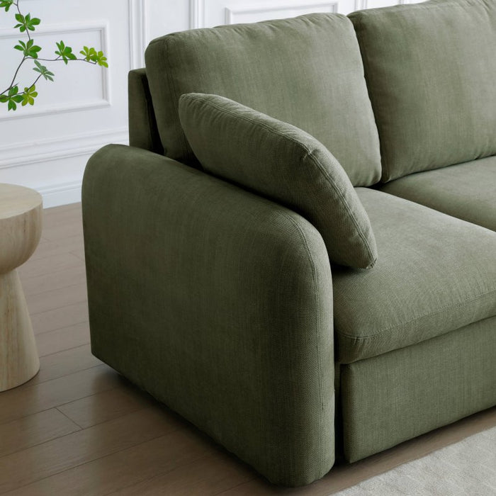 Mallory Corner Sofa Bed - Olive