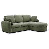 Mallory Corner Sofa Bed - Olive