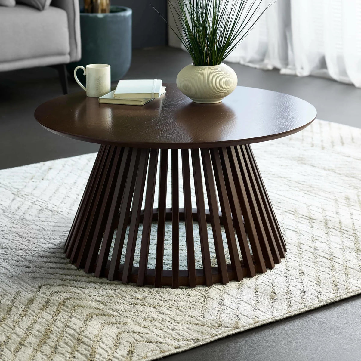 Ollie Occasional Tables - Dark Oak