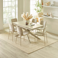 Osaka Extending Dining Table - Cream