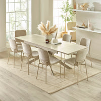 Osaka Extending Dining Table - Cream
