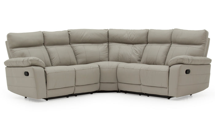 Salerno Light Grey Manual Recliner Upholstery Collection