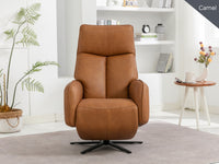 Prestige Electric Swivel Chair - Camel