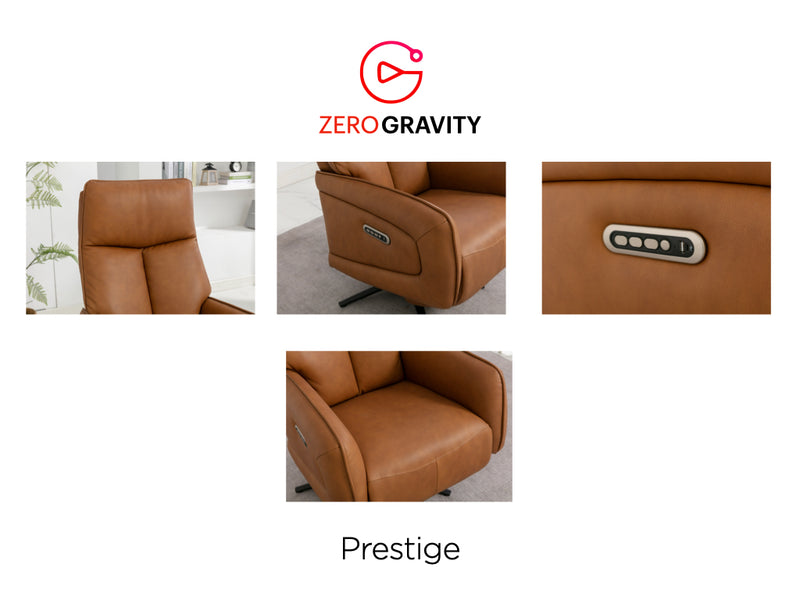 Prestige Electric Swivel Chair - Camel