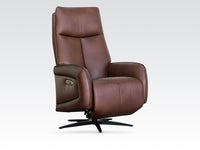Prestige Electric Swivel Chair - Dark Brown