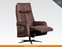 Prestige Electric Swivel Chair - Dark Brown