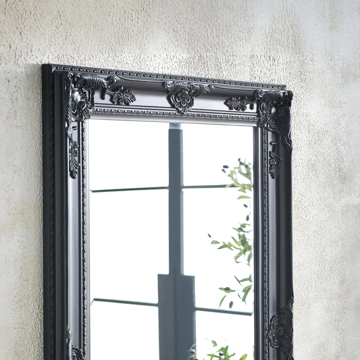 Palais Lean-To Dress Mirror - Black