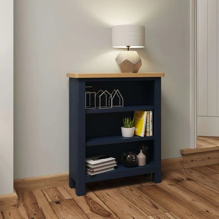 RA Blue Living Collection - Small Wide Bookcase