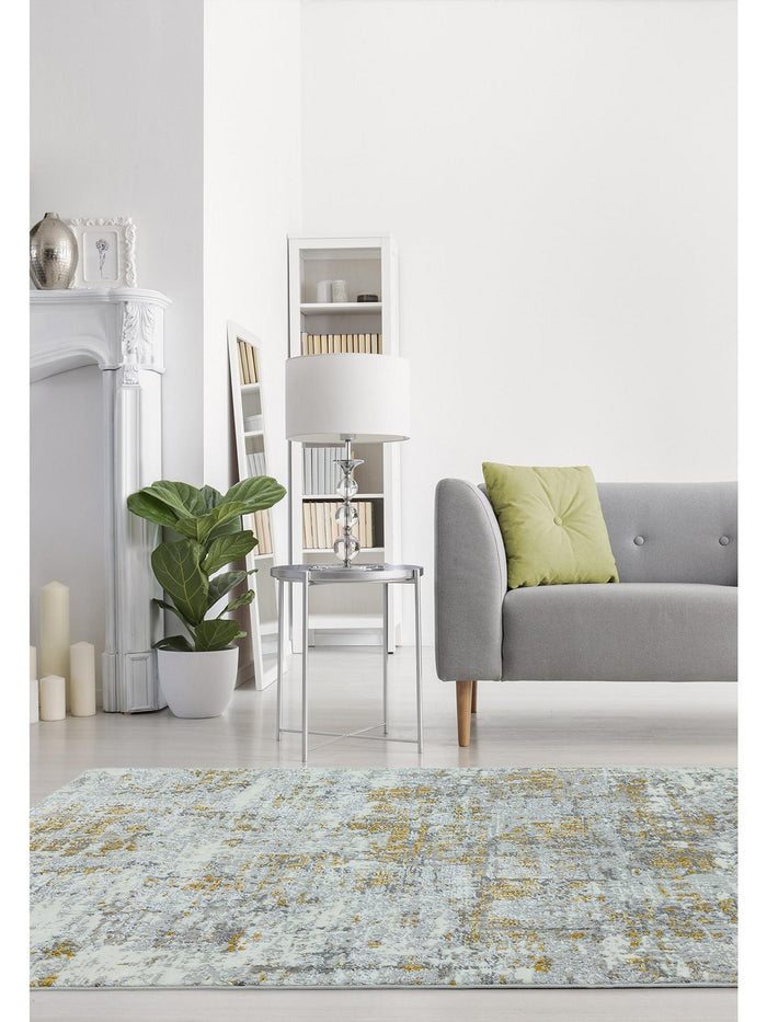 Orion Rug - Abstract Yellow OR07
