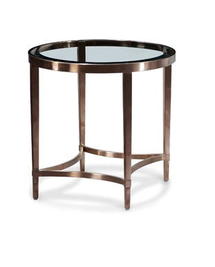 Palace Occasional Tables - Antique Brass/Clear Glass