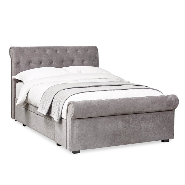 Ravello Storage Bed - Grey