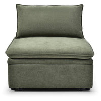 Rhodes Single Seat Sofa Bed - Olive